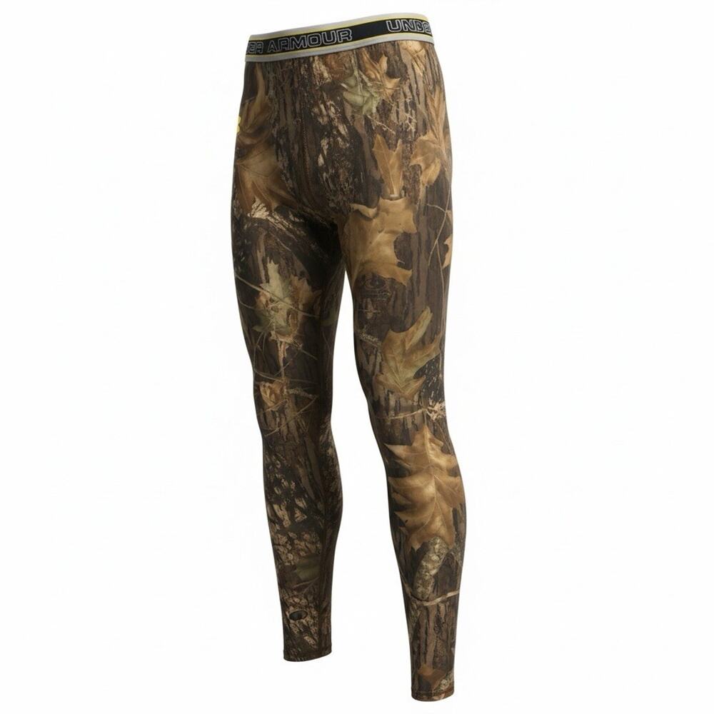 Under Armour Compression Leggings Youth Med Camo Base Layer Hunting Pants A270